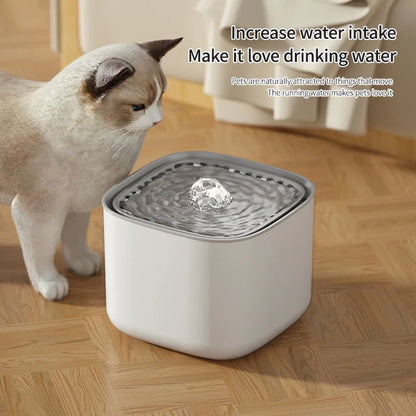 3L Cat Water Fountain Auto Recirculate Filter Large Capacity Filtring Cat Water Drinker USB Electric Mute Cats Water Dispenser