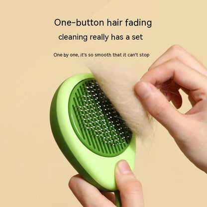 Cat Brush Hair Remover Cleaning Avocado Shaped Dog Grooming Tool Pet Combs Brush Stainless Steel Needle Pet Cleaning Care